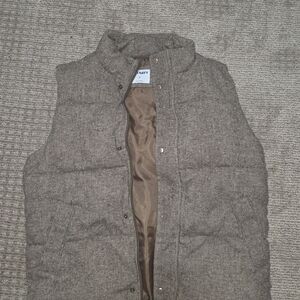 Old Navy Men's Tan Quilted Vest